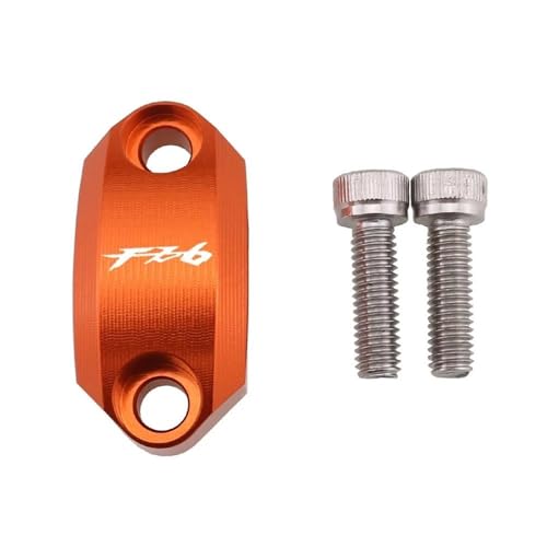 Motorrad Lenker Erhöhung Motorrad Lenkererhöhung Für Yamaha FZ6 S N R 2004-2015 Motorrad Lenkererhöhung Montageklemmen Adapter Lenkererhöhung(Orange)