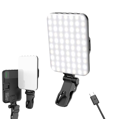 Luz de telefone para selfies | Luz de preenchimento de alta potência Luzes portáteis brilhantes para