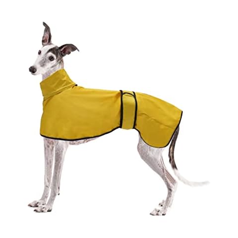 Geyecete- Leicht Hundejacke/Regenjacke, verstellbar, Wasserfeste Regenjacke mit reflektierenden Riemen und Gürtel mit Klettverschluss thumbnail