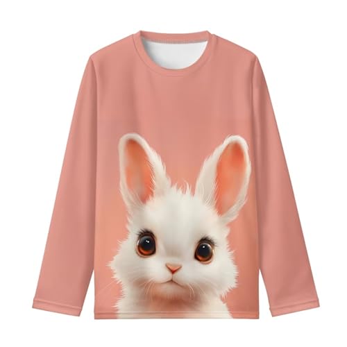 Long Sleeve Shirts for Toddler Girls Cute Tee Shirts Kawaii Clothes for 3-14 Years Old