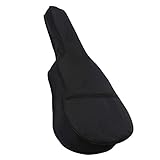 MATERIAL OXFORD: Hecho de tela oxford 420D de alta calidad, el bolso de guitarra de 38 pulgadas es resistente a la abrasión y resistente.
