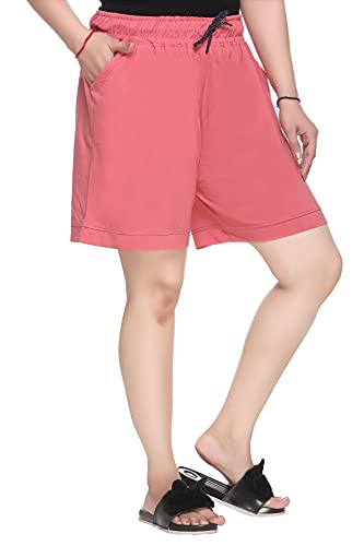 Image of CUPID Women Plain Comfortable Barmunda,Shorts for Sports, Yoga, Daily Use Gym, Night Wear, Casual Wear for Ladies