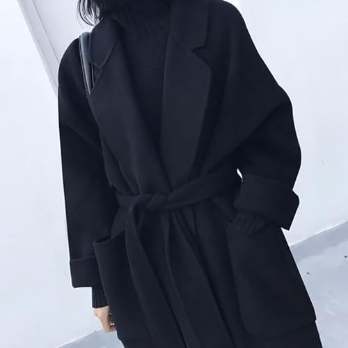 Wide Waist Belt Woolen Women Wrap Corset Belts for Overcoat Replacement Belt4