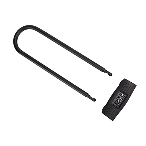 Bike U Lock, Lengthen 4 Digit Combination Resettable Padlock, Durable And Waterproof, Suitable For Bicycle, Electric Scooter #TOP6