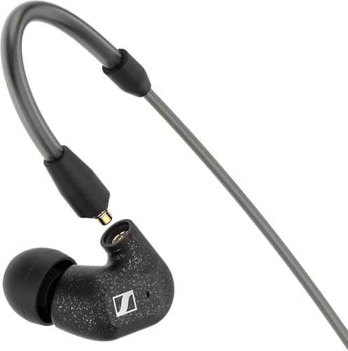 ゼンハイザー Sennheiser イヤホン 有線 IE 300 ブラック ダイナミック カナル型 オーディオファイル MMCX 高遮音性 【国内正規品】