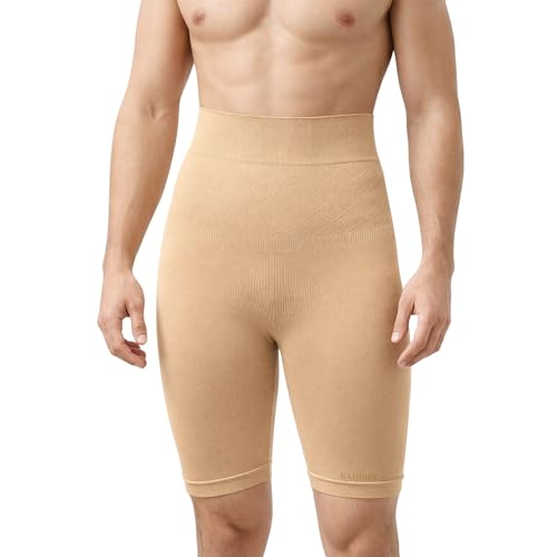 Image of Kaththai Men Supporter Shapewear | Waist & Tummy Tucker Compression Body Shaper Shorts for Men | High Waist Slimming Supporter Innerwear | Breathable Shapewear