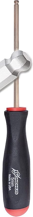Bondhus 16660 4mm Ball End Tip Hex Screwdriver with BriteGuard Finish (2 Piece)