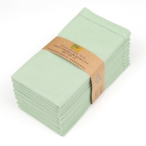 Servilletas de Tela Reutilizables 18x18 cm Pack x12 miniatura 1