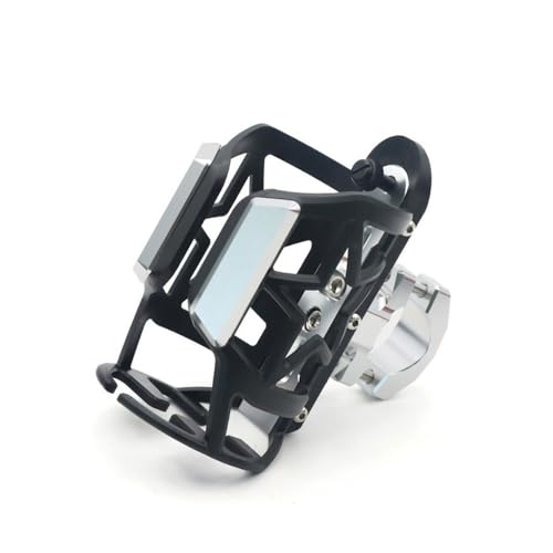 Porte-gobelet moto universel rotatif 360 noir pour guidon