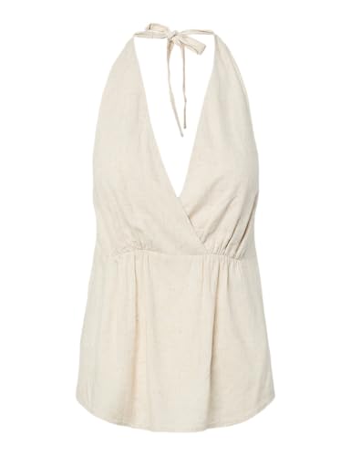 Haut dos nu Pieces Pcpia halterneck top WVN bouleau taille M vêtement été femme
