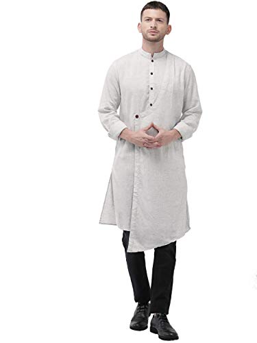 Image of The Indian Garage Co Men's Cotton Regular Fit Regular Kurta