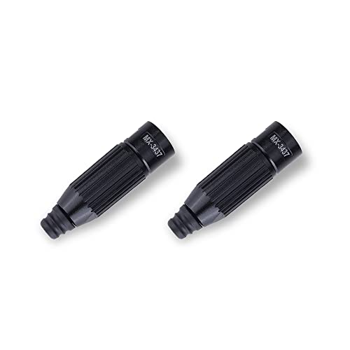 Image of MX 3 Pin XLR Microphone pin Pure Copper Nickel Plated for High Conductivity microphone (3-pin microphone male XLR, Pack of 2, Male Connector)
