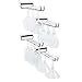 Wallniture Chiraz Wall Mount Stemware Rack, Farmhouse Wall Decor Wine Glasses Holder 11