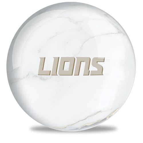 On The Ball Bowling NFL Marble Detroit Lions 10#