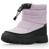 [アクレイス] キッズ スノーブーツ 子供 スノーシューズ 男の子 女の子 ブーツ 長靴 ショートブーツ 滑り止め 防水 防滑 防寒 撥水 軽量 雪遊び 冬用 通学 al-sb25126-k220lv