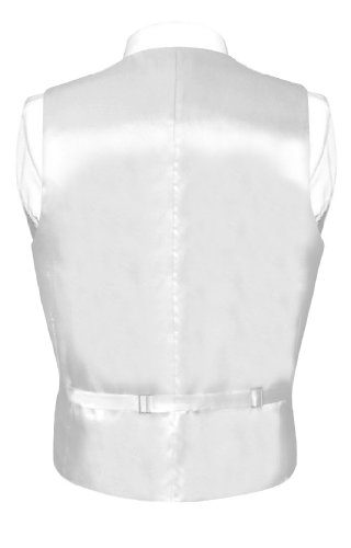 Biagio Men's Silk Dress Vest, Tie, and Pocket Square Set #TOP27