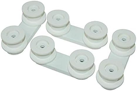RYELDOM - Kit 4 ruote Compatibili per cestello lavastoviglie Rex