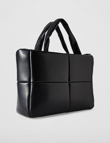 Image of Lavie Luxe Women's Puff Small Solid Tote Handbag for Women | Tote Bag for Work | Ladies purse | Stylish Shoulder Bag | Ladies Gift