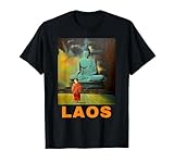 Laos Young Bouddha Temple Zen Peace Chemise T Shirt