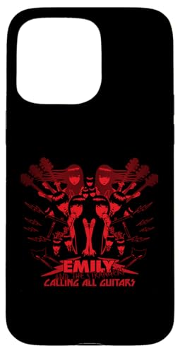 Emily The Strange Calling All Guitars Coque pour iPhone 15 Pro Max protection rock