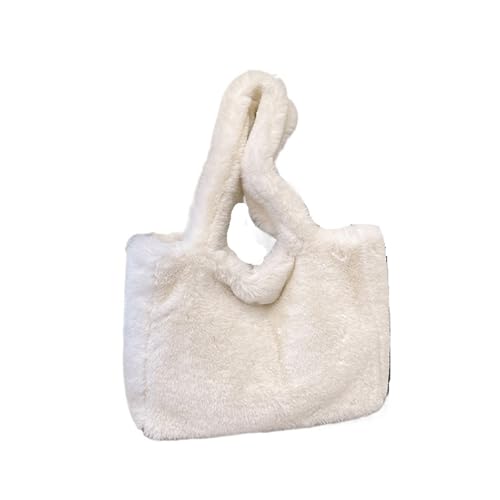 Sac fluffy plush tote bag pour femme idéal pour le style décontracté en automne