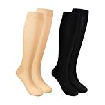 Losvcbcx (2/4/6/7 Pairs Compression Socks for Women & Men 15-20 mmHg is Best Athletic & Medical for Running Flight Travel Nurses