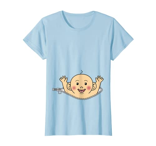 Mujer Maternidad Bebe Feliz Asomandose...