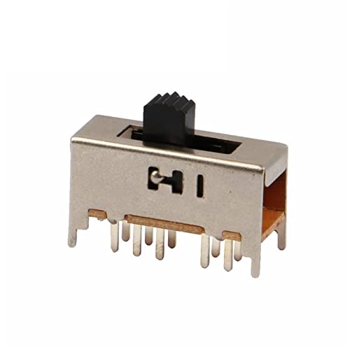 Micro-interrupteur 10 broches SS-24H01 : interrupteur type dip double pôle 4 positions durable