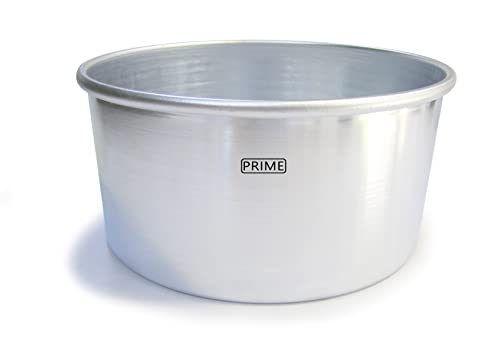 Image of Prime Bakers and Moulders Round Aluminum Baking Cake Tin /Mould For Oven (6 Inch), Silver