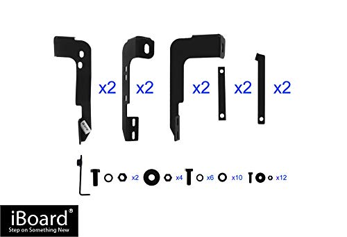 Estribos negros de aluminio para Chevy Silverado/GMC Sierra miniatura 7
