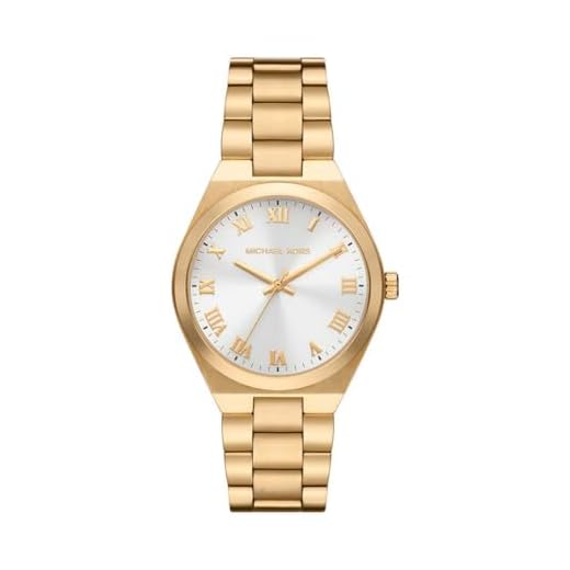 Michael Kors Reloj Análogico-Digital para Mujer de Automático con Correa en Poliéster MK7391