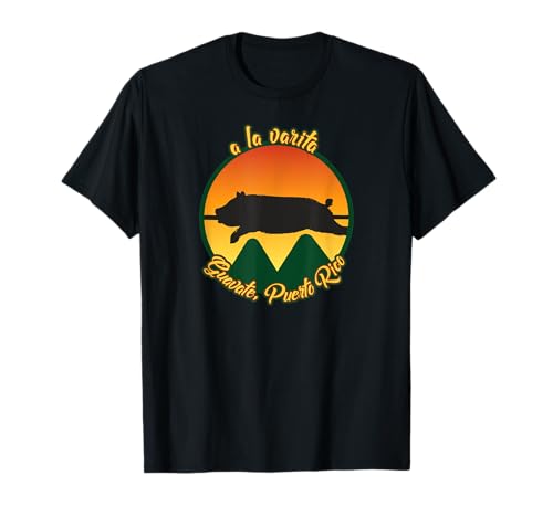 Guavate Puerto Rico Lechon Graphic T-Shirt T-Shirt