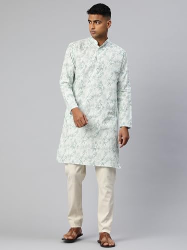 Image of Majestic Man Men's Cotton Regular Fit Casual Kurta