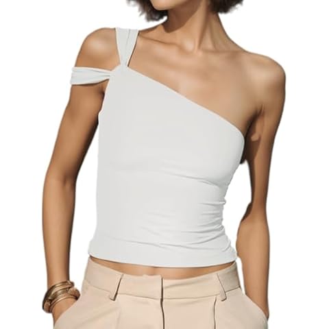 FIGKICKSEN Women’s Strapless Tube Top Sleeveless Slim Crop Top Off The Shoulder Cute Cropped Cami Summer Tops Cover