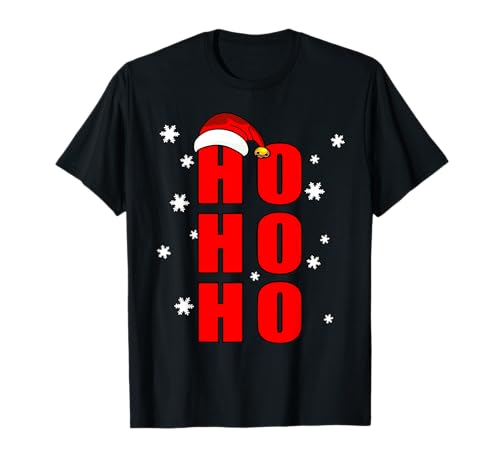 Image of Ho Ho Ho Christmas Funny T-Shirt