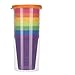Binnan 8 pezzi Bicchieri Plastica Colorati,Tazza da Viaggio,Accessori per Cucina da Campeggio