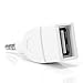Aouzsta Converter 3.5mm Male AUX Plug to USB 2.0 Female Converter Adapter for Car Connector Accessories