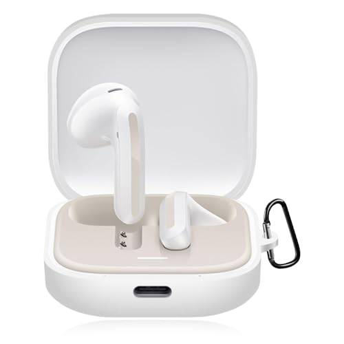 For Redmi Buds 6 Active �P�[�X �J�o�[ Mosasa Redmi Buds 6 Active �V���R���ی�P�[�X�[�d�֗� �S�ʕی� �����h�~ ����~�� �y�� �L�Y�h�~ �X���� ���^ ���s �ϏՌ� �h�o-�z���C�g