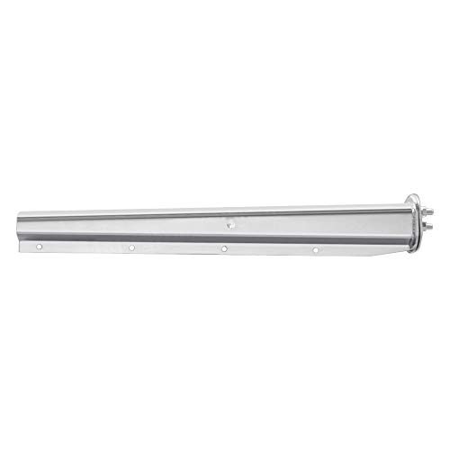 Image of United Pacific 10656 Mud Flap Hanger, 30 inch, Chrome, Light Duty, Closed End Cap, 1 1 /8 inch Bolt Pattern