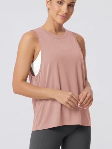 Image of ODODOS 3-Pack Loose Tank Tops for Women Sleeveless Gym Athletic Workout Tops Yoga Shirts