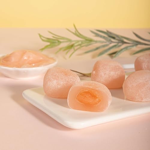 FuLe YunQi藤野制菓FUJINOSEIKA 白桃味 大福 6個入り フルーツ味大福 柔らかい 和菓子 高級なスイーツ 人気 お歳暮 お菓子