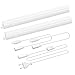 Lampe Reglette a LED de Barre Plan de Travail Sous Meuble Cuisine LED 5W avec Interrupteur Longueur de Lampe 313MM Connectable Blanc Neutre 4000K, Lot de 2 Lampes de Enuotek