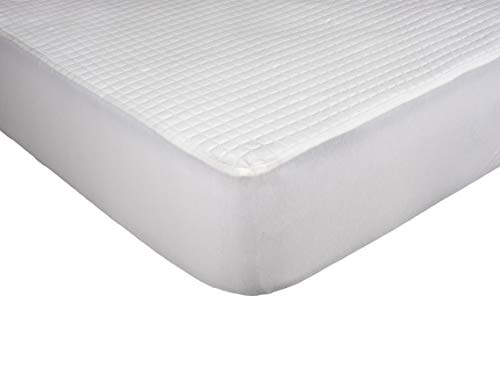 REVITEX - Protector colchón Impermeable y Transpirable Viena, para Cama de 80, de poliéster, Color Blanco, 1 Pieza, válido para Largos 1,90 y 2 Metros, Goma elástica para Ajustar Cover