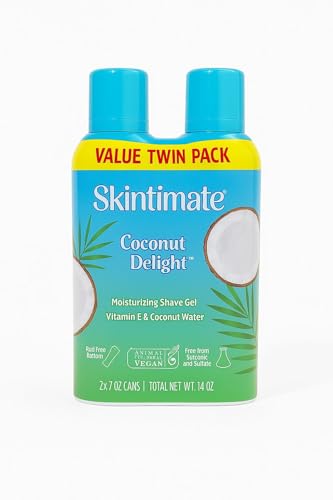 Coconut delight moisturizing shave gel 2X 7 oz cans Total Net Wt .14oz image 3
