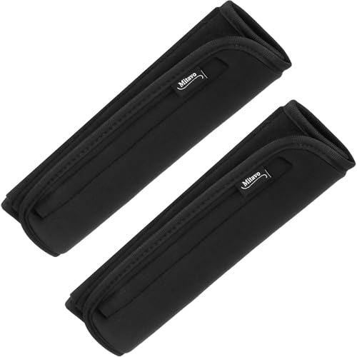 Mitavo 2 Piezas Protectores Cinturon de Seguridad, Almohadilla Protección para Arnés, Funda Cinturon Coche para Niños y Adultos, 25x7 cm largo, Protege de Hombro para Asiento de Niño, Mochila, Bolsas