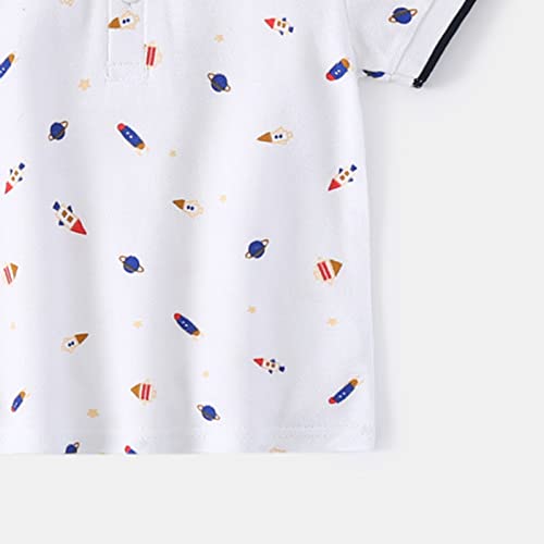 Kids Toddler Baby Infant Boys Shirt Solid Short Sleeve Cute Print T Shirt Blouse Tops Outfits Boys Cut Off2