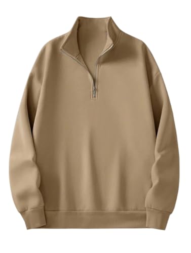 Mack Jonney Men’s Fleece Half‑Zip High‑Neck Sweatshirt – 83% Off Winter Review