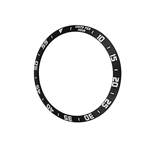 AISPORTS Anillo de Bisel Compatible con Samsung Galaxy Watch 46mm Bisel Loop, Cubierta Adhesiva de Bisel Cubierta Protectora de Círculo Metal de Acero Inoxidable para Samsung Gear S3 Frontier/Classic