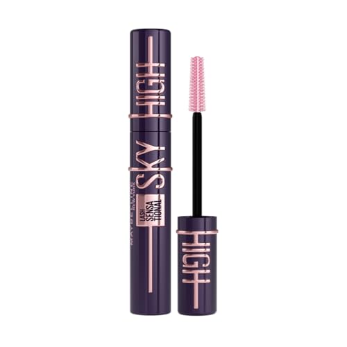 Image of Maybelline New York Lash Sensational Sky High Blue Mascara, Plum Twilight | Lengthening & Easy Wash Formula, 7.2ml