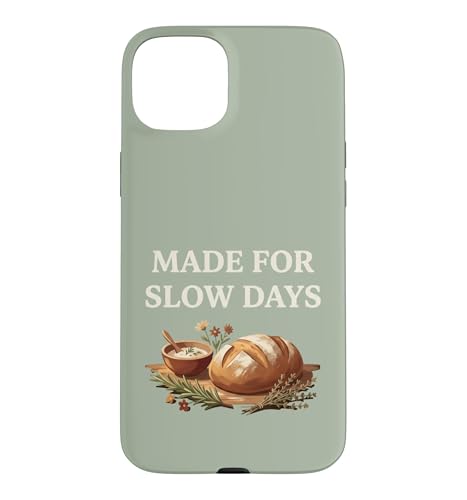 Cottagecore �p�� �x�[�L���O ���S�n�̗ǂ� �t�@�[�� �L�b�`�� �X���[���r���O �X�}�z�P�[�X iPhone 15 Plus �p